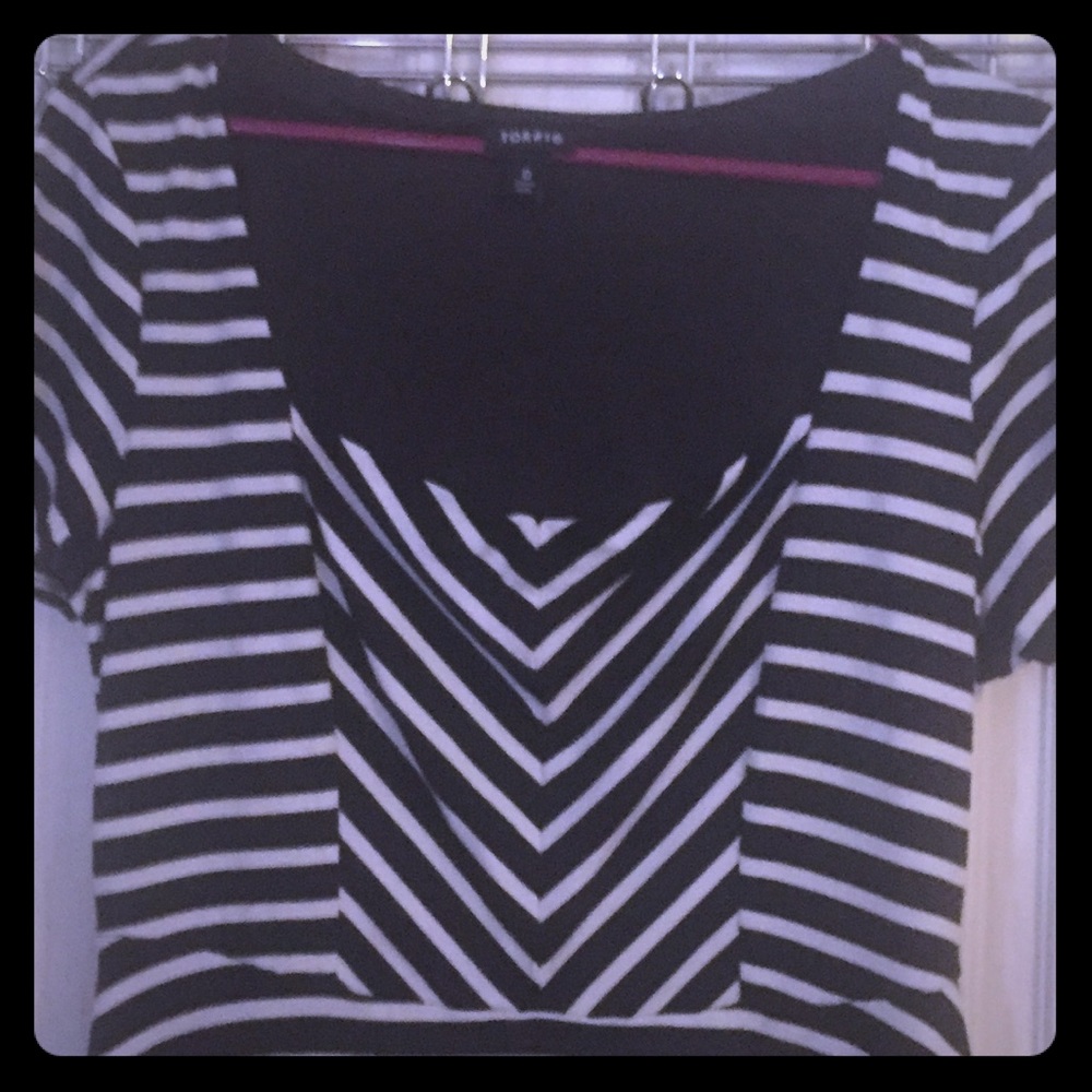 TORRID sz 0 black and white dress